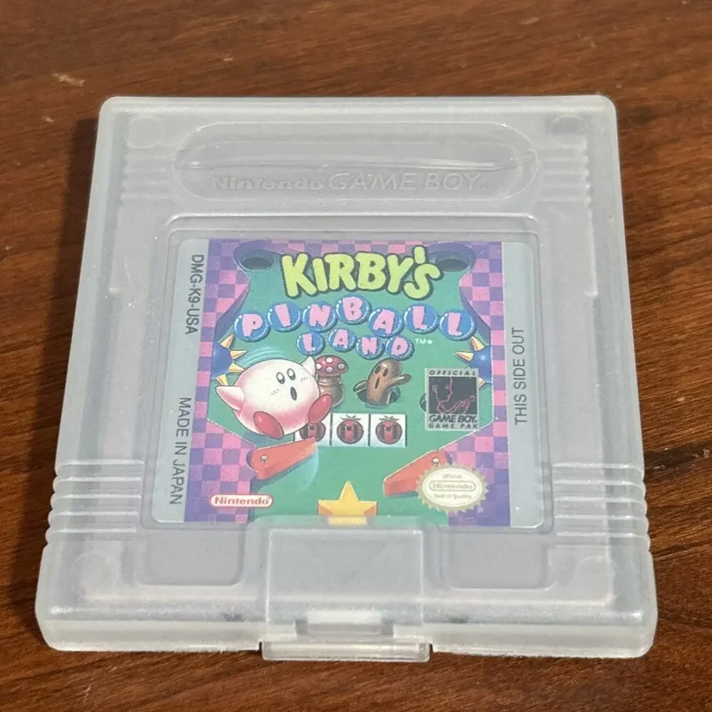Kirby’s Pinball Land Nintendo Game Boy Cartridge Authentic Tested Classic Puzzle